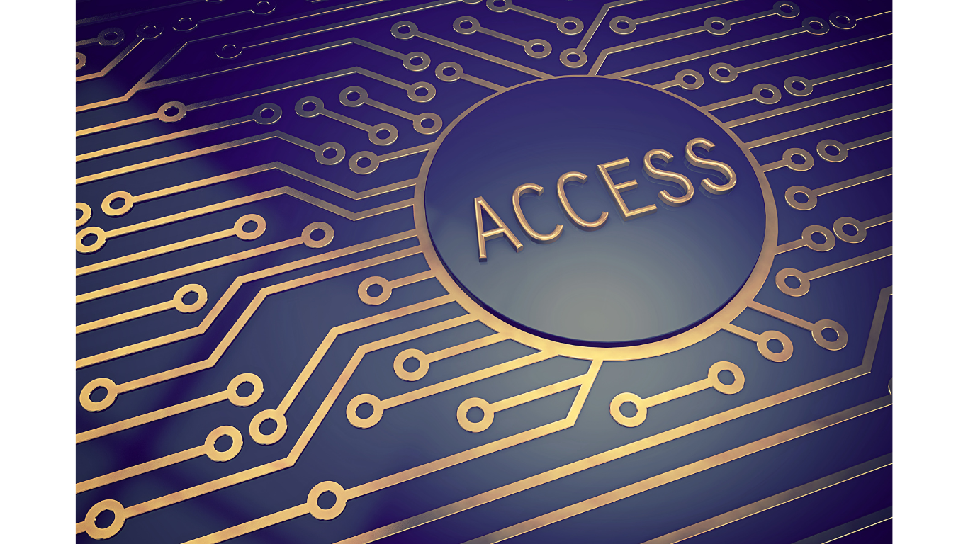 An electronic circuitry showing the word Access in the centre