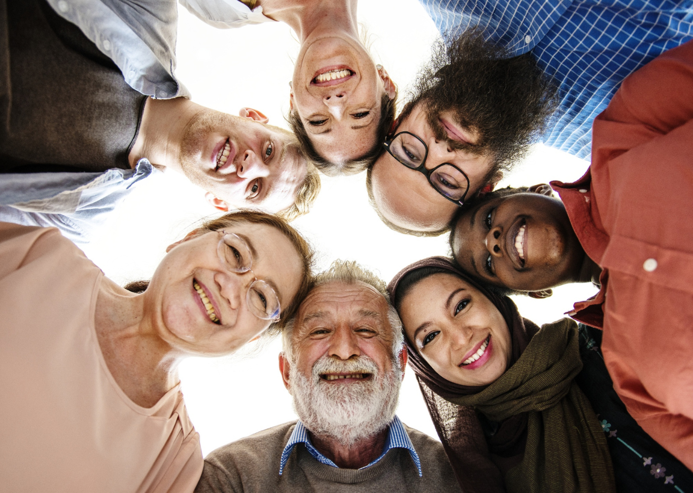 Diverse group of patients